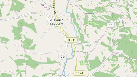 Carte de localisation de l'évènement