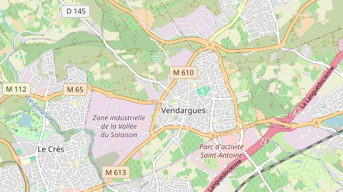 Carte de localisation de l'évènement