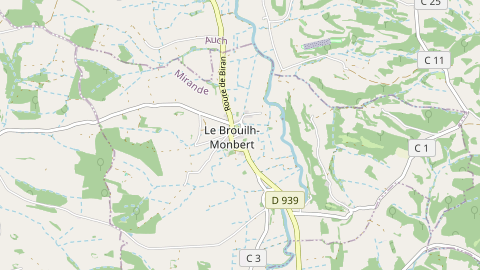 Carte de localisation de l'évènement