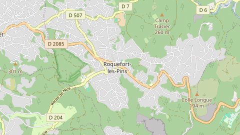 Carte de localisation de l'évènement