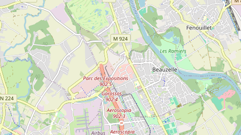 Carte de localisation de l'évènement