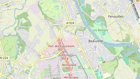 Carte de localisation de l'évènement
