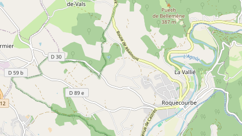 Carte de localisation de l'évènement