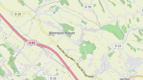 Carte de localisation de l'évènement