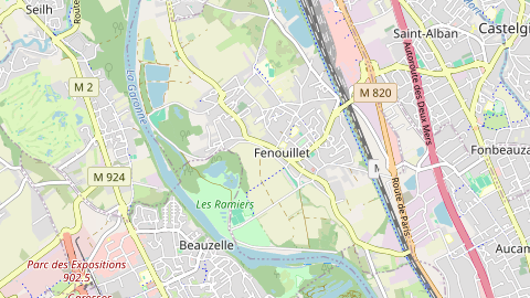 Carte de localisation de l'évènement
