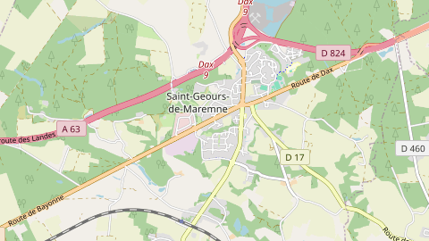 Carte de localisation de l'évènement