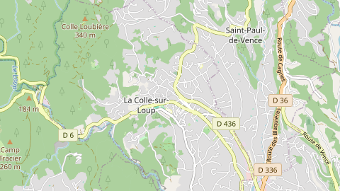Carte de localisation de l'évènement