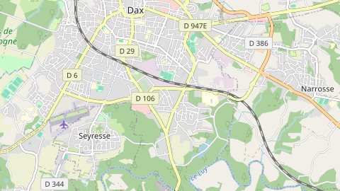 Carte de localisation de l'évènement