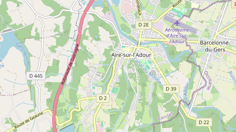 Carte de localisation de l'évènement