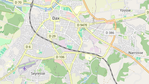 Carte de localisation de l'évènement