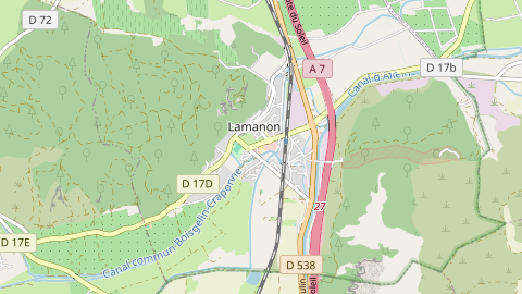 Carte de localisation de l'évènement