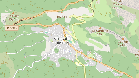 Carte de localisation de l'évènement