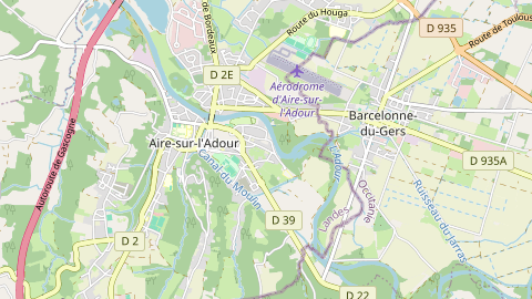 Carte de localisation de l'évènement