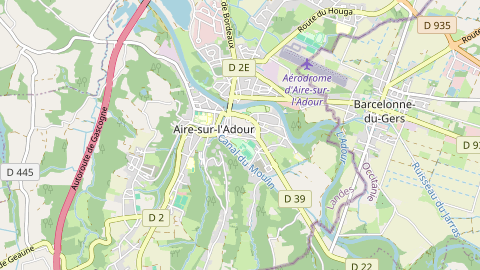 Carte de localisation de l'évènement