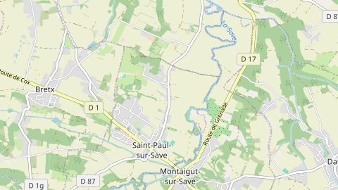 Carte de localisation de l'évènement