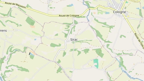 Carte de localisation de l'évènement