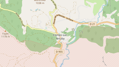 Carte de localisation de l'évènement
