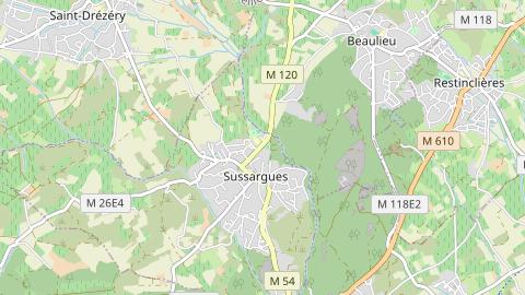 Carte de localisation de l'évènement