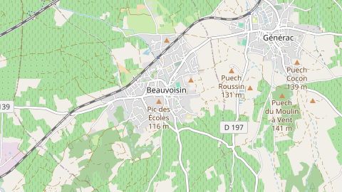 Carte de localisation de l'évènement
