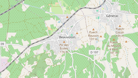 Carte de localisation de l'évènement