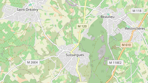 Carte de localisation de l'évènement