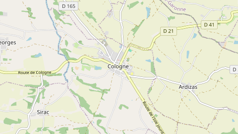 Carte de localisation de l'évènement