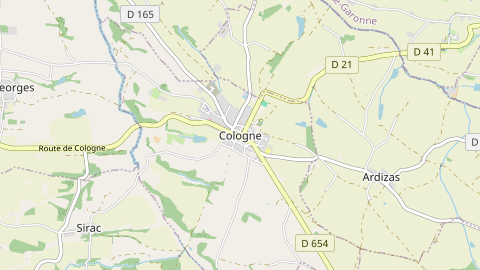 Carte de localisation de l'évènement