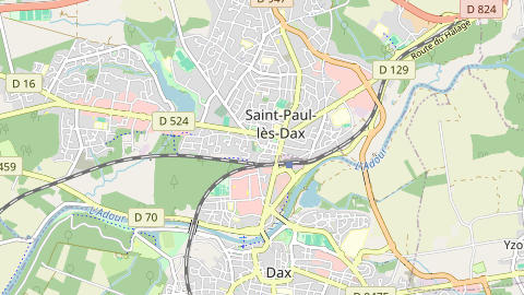 Carte de localisation de l'évènement