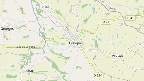 Carte de localisation de l'évènement