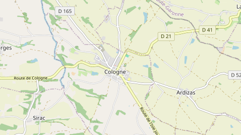 Carte de localisation de l'évènement