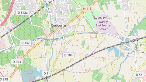 Carte de localisation de l'évènement