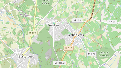 Carte de localisation de l'évènement