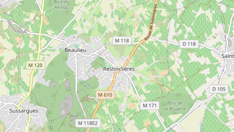 Carte de localisation de l'évènement