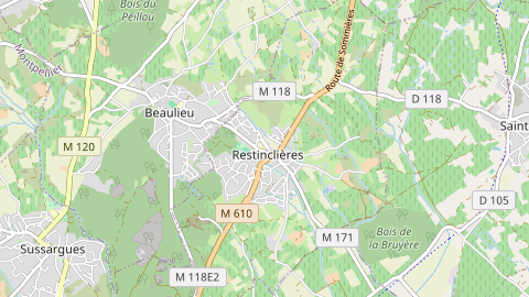 Carte de localisation de l'évènement
