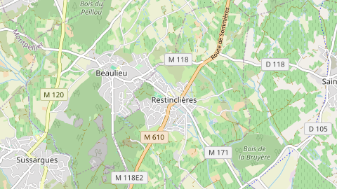 Carte de localisation de l'évènement