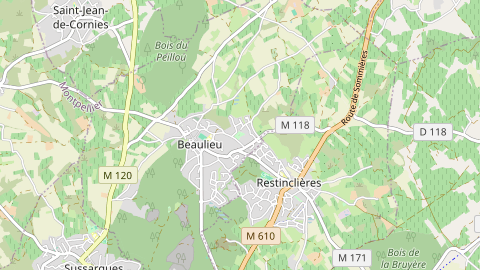 Carte de localisation de l'évènement