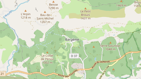Carte de localisation de l'évènement
