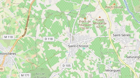 Carte de localisation de l'évènement