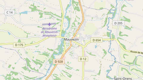 Carte de localisation de l'évènement