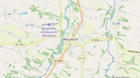 Carte de localisation de l'évènement