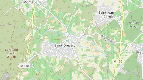 Carte de localisation de l'évènement