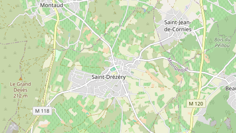 Carte de localisation de l'évènement