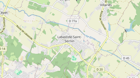 Carte de localisation de l'évènement