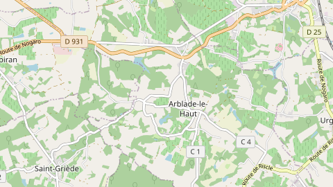 Carte de localisation de l'évènement