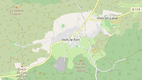 Carte de localisation de l'évènement