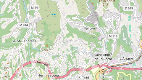 Carte de localisation de l'évènement