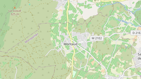 Carte de localisation de l'évènement