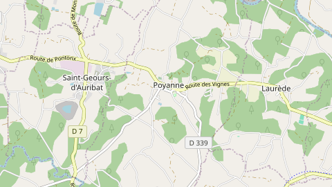 Carte de localisation de l'évènement