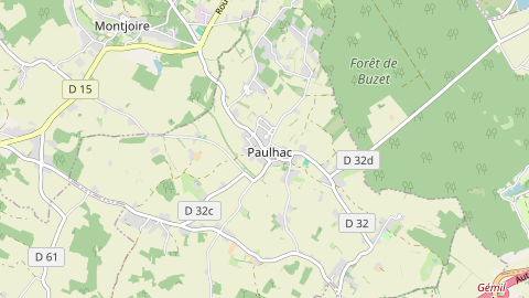 Carte de localisation de l'évènement