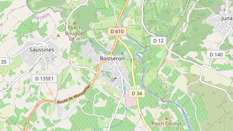 Carte de localisation de l'évènement